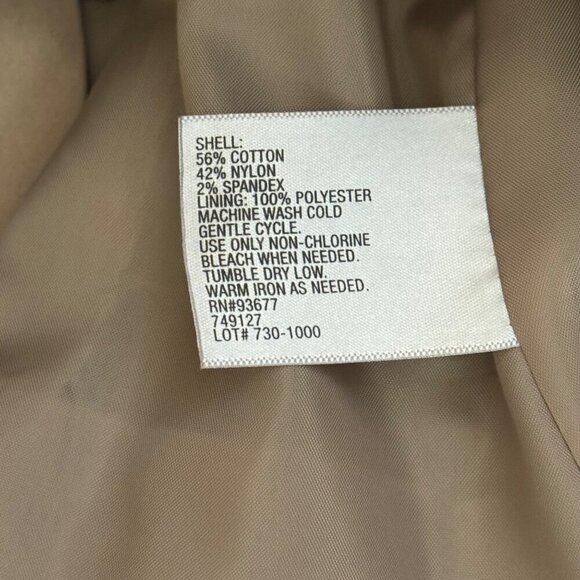 Worthington Petite NEW Career Office Blazer Jacket Beige Tan Lined Size 4P - Picture 10 of 10